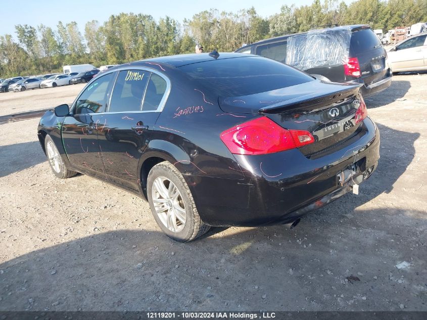 2013 Infiniti G37 VIN: JN1CV6AR3DM353333 Lot: 12119201