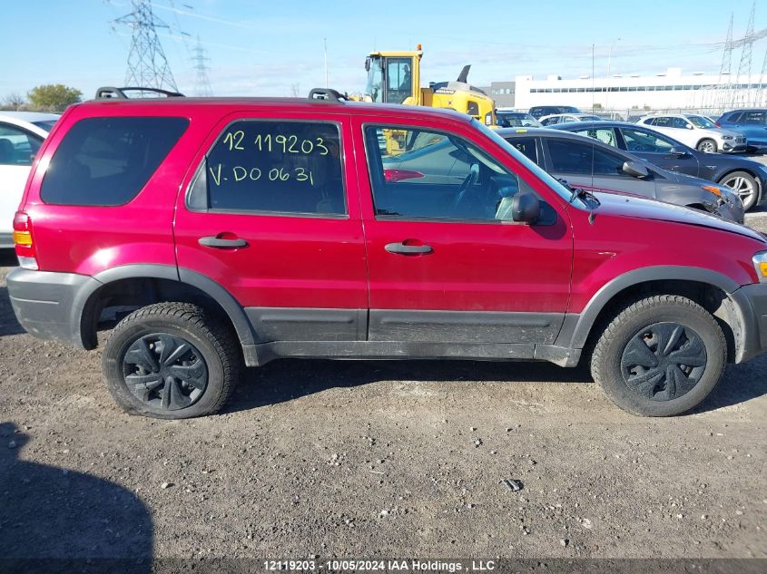 2006 Ford Escape VIN: 1FMYU03146KD00631 Lot: 12119203