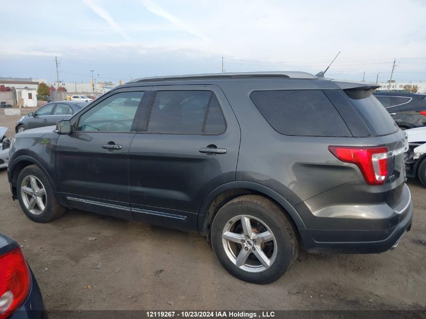 2018 Ford Explorer Xlt VIN: 1FM5K7D8XJGB60755 Lot: 12119267