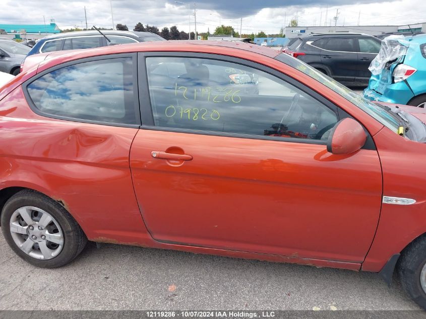 2008 Hyundai Accent VIN: KMHCN35C98U079820 Lot: 12119286