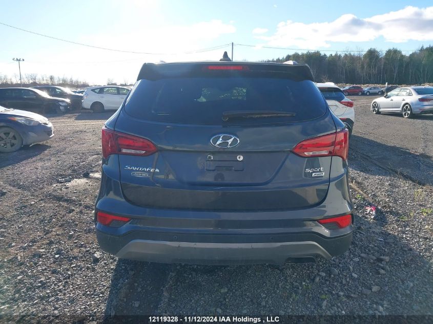 2018 Hyundai Santa Fe Sport VIN: 5XYZUDLBXJG539687 Lot: 12119328