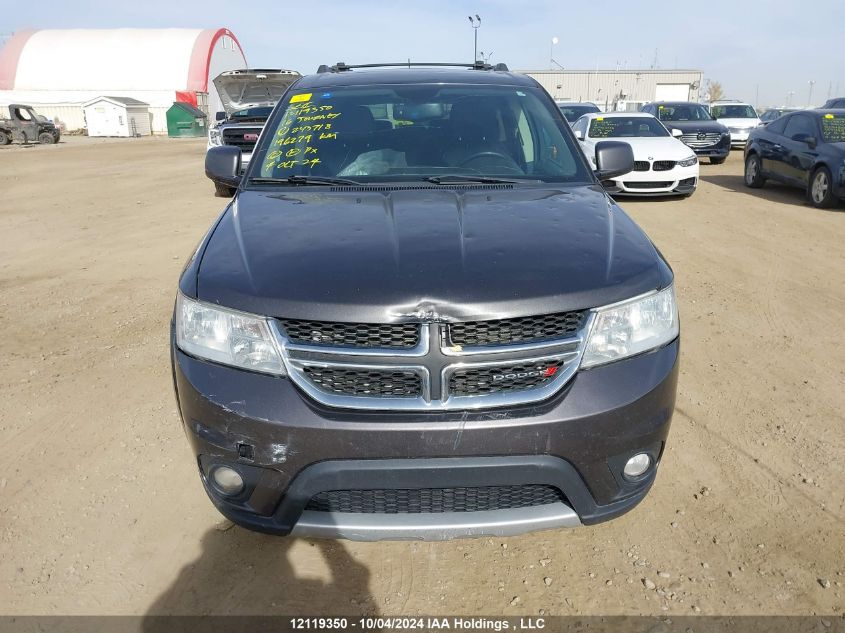 2016 Dodge Journey R/T VIN: 3C4PDDFG5GT243718 Lot: 12119350