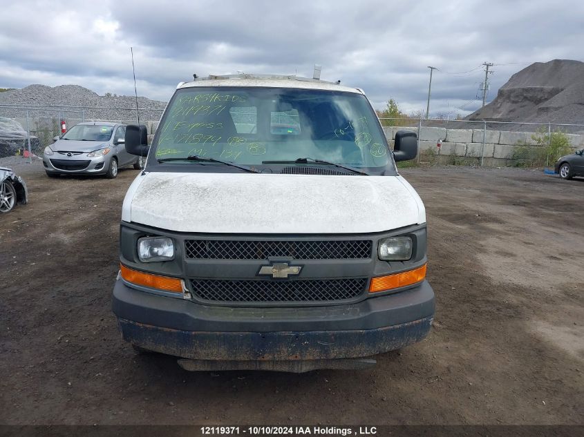 2011 Chevrolet Express Cargo Van VIN: 1GCWGGBA7B1171894 Lot: 12119371