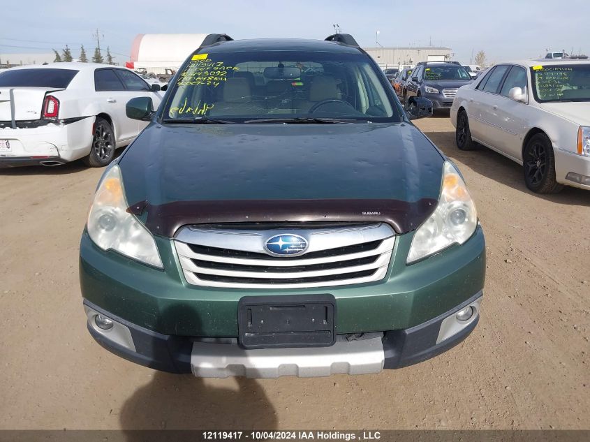 4S4BRBLC1B3443092 2011 Subaru Outback 2.5I Limited