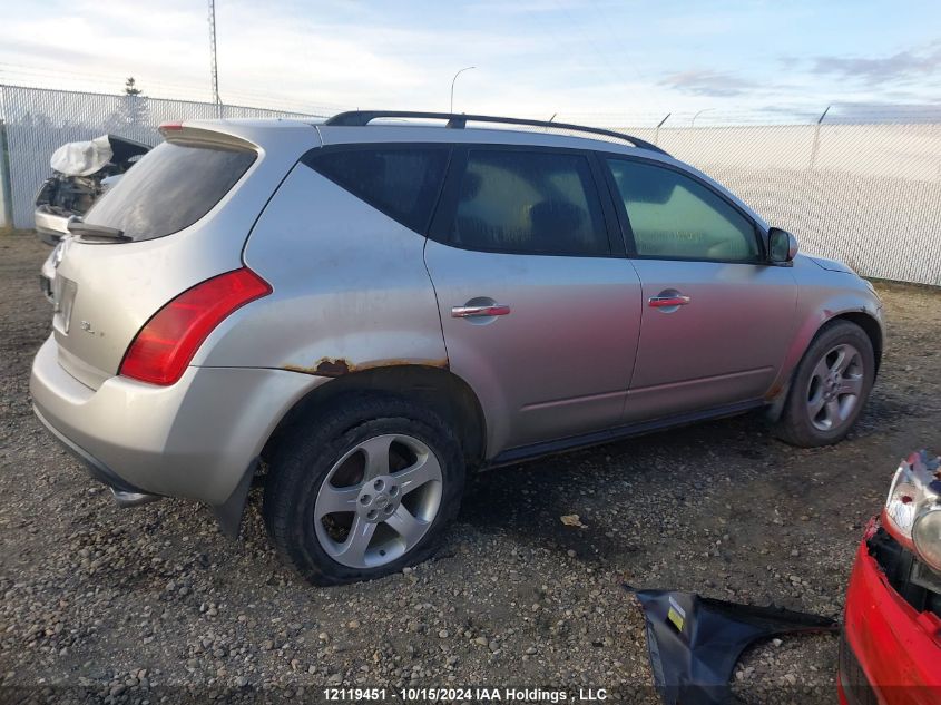 2003 Nissan Murano Sl/Se VIN: JN8AZ08W63W201930 Lot: 12119451