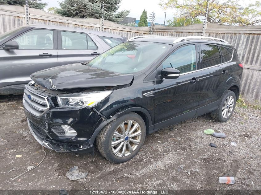 2017 Ford Escape Titanium VIN: 1FMCU9J98HUD78893 Lot: 12119472