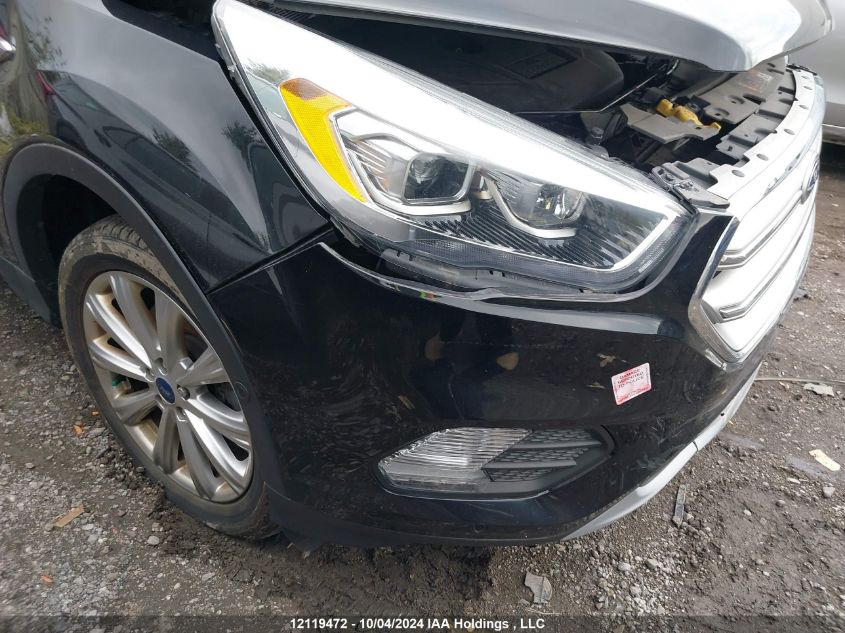 2017 Ford Escape Titanium VIN: 1FMCU9J98HUD78893 Lot: 12119472