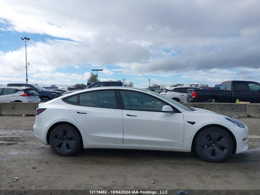 2022 Tesla Model 3 VIN: 5YJ3E1EA5NF351453 Lot: 12119482