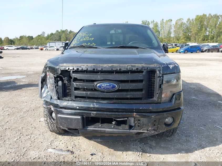 2014 Ford F150 Supercrew VIN: 1FTFW1ET9EFB91049 Lot: 12119517