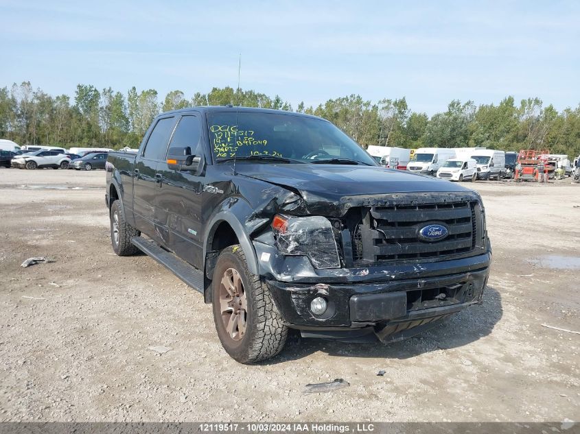 2014 Ford F150 Supercrew VIN: 1FTFW1ET9EFB91049 Lot: 12119517