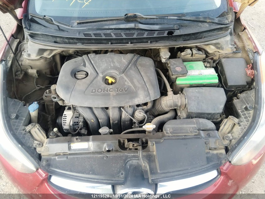 2012 Hyundai Elantra Gl VIN: 5NPDH4AE5CH134232 Lot: 12119528