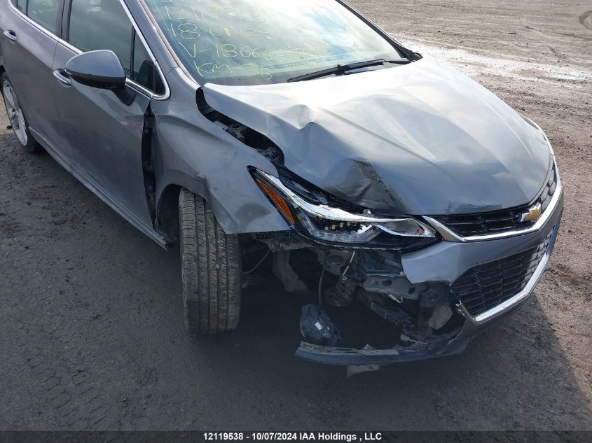 2018 Chevrolet Cruze VIN: 1G1BF5SM2J7186663 Lot: 12119538