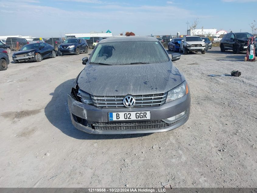 2014 Volkswagen Passat VIN: 1VWCN7A38EC106344 Lot: 12119558