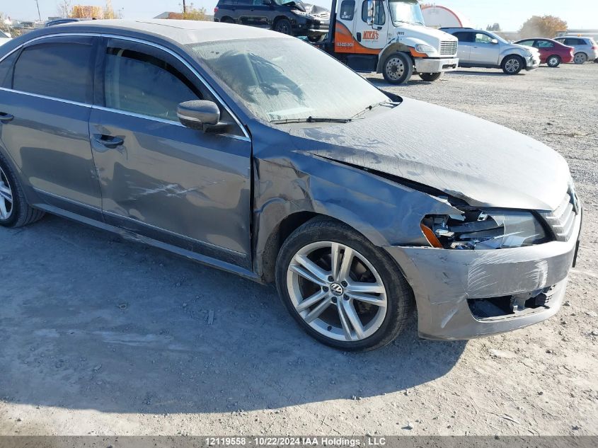 2014 Volkswagen Passat VIN: 1VWCN7A38EC106344 Lot: 12119558