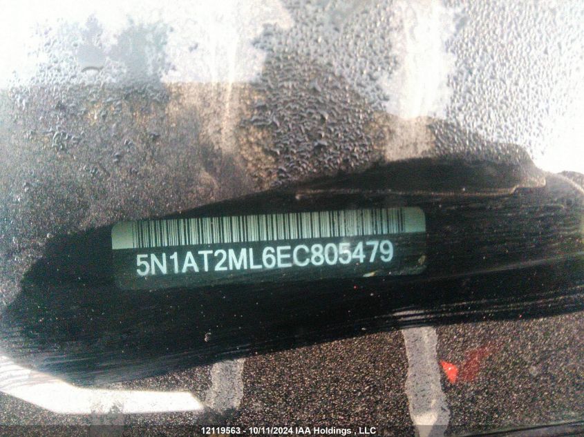 5N1AT2ML6EC805479 2014 Nissan Rogue