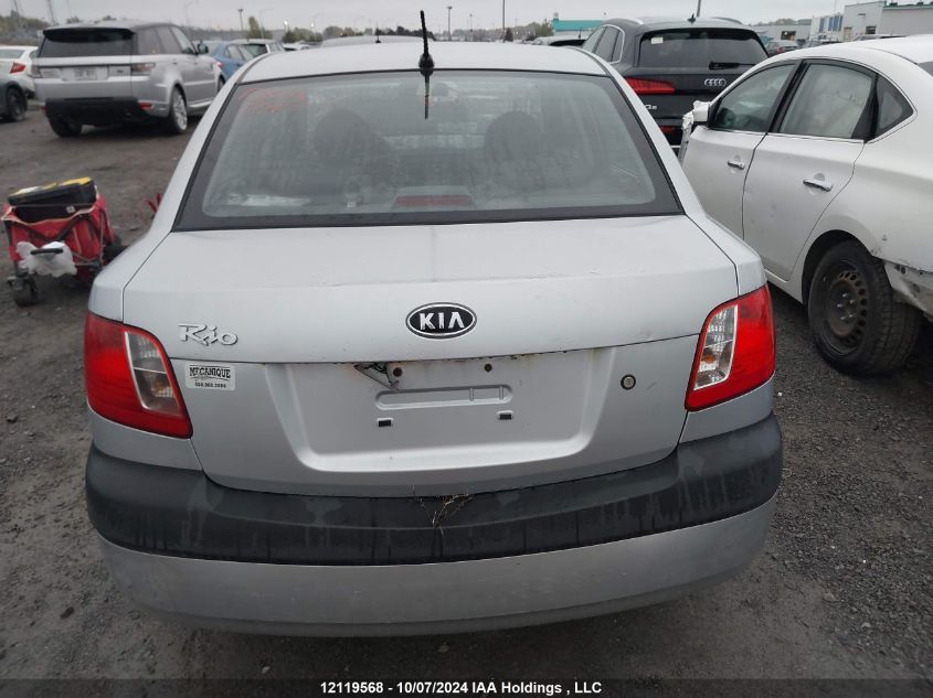 2006 Kia Rio VIN: KNADE123266154308 Lot: 12119568