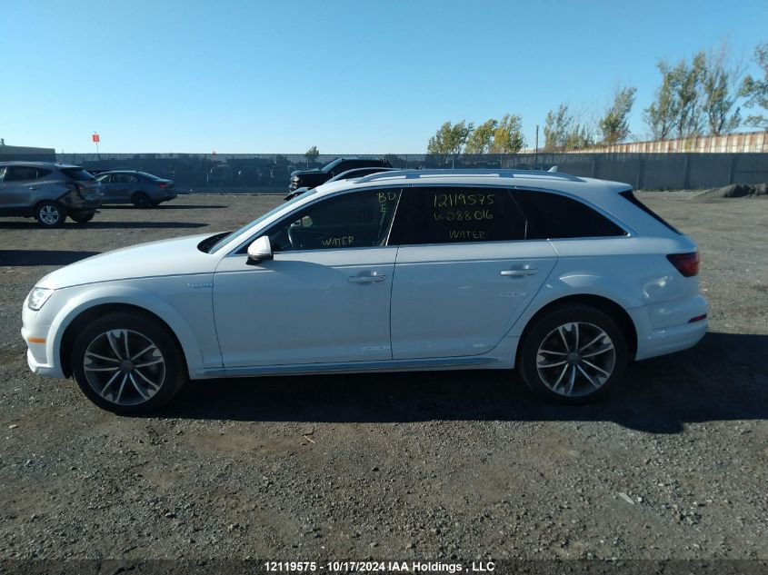 2018 Audi A4 Allroad VIN: WA19NAF44JA088016 Lot: 12119575