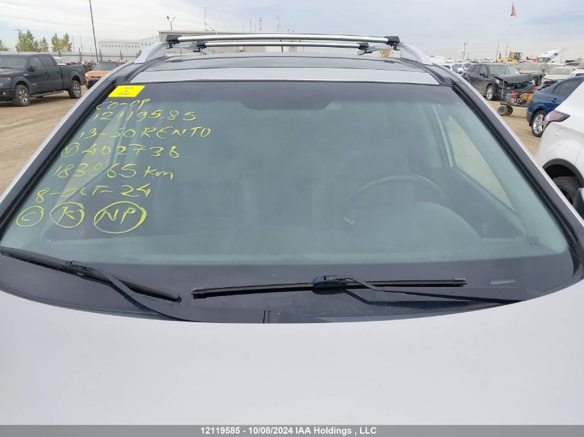 2013 Kia Sorento VIN: 5XYKUDA22DG402736 Lot: 12119585