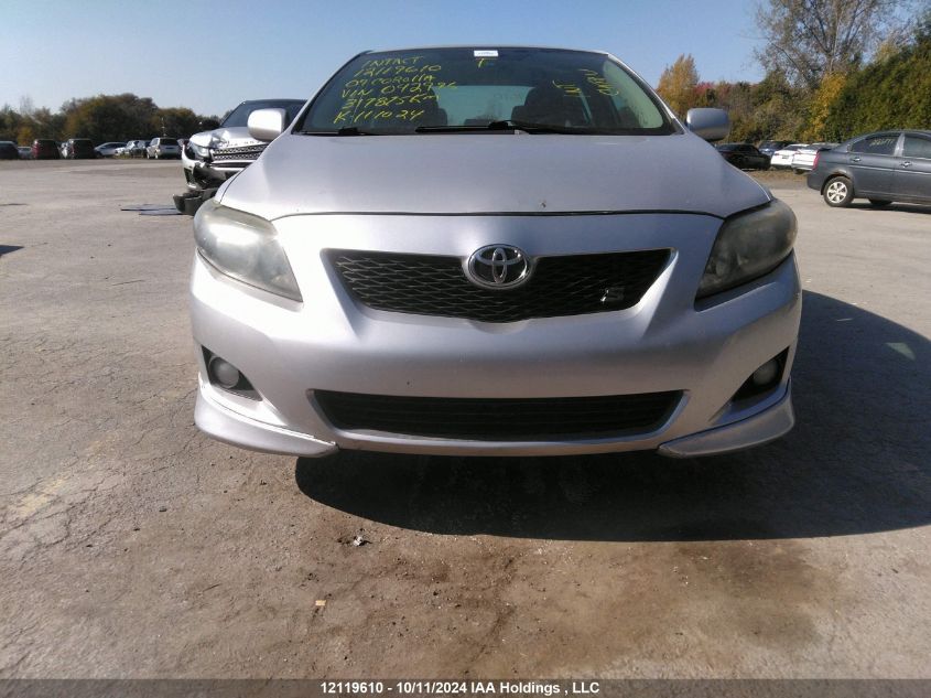 2009 Toyota Corolla VIN: 2T1BU40E49C042996 Lot: 12119610