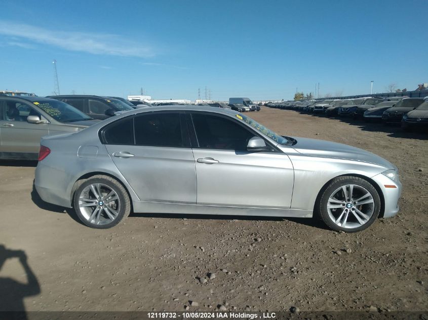 2014 BMW 3 Series VIN: WBA3C3C55EF985474 Lot: 12119732