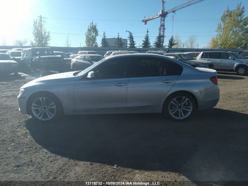 2014 BMW 3 Series VIN: WBA3C3C55EF985474 Lot: 12119732