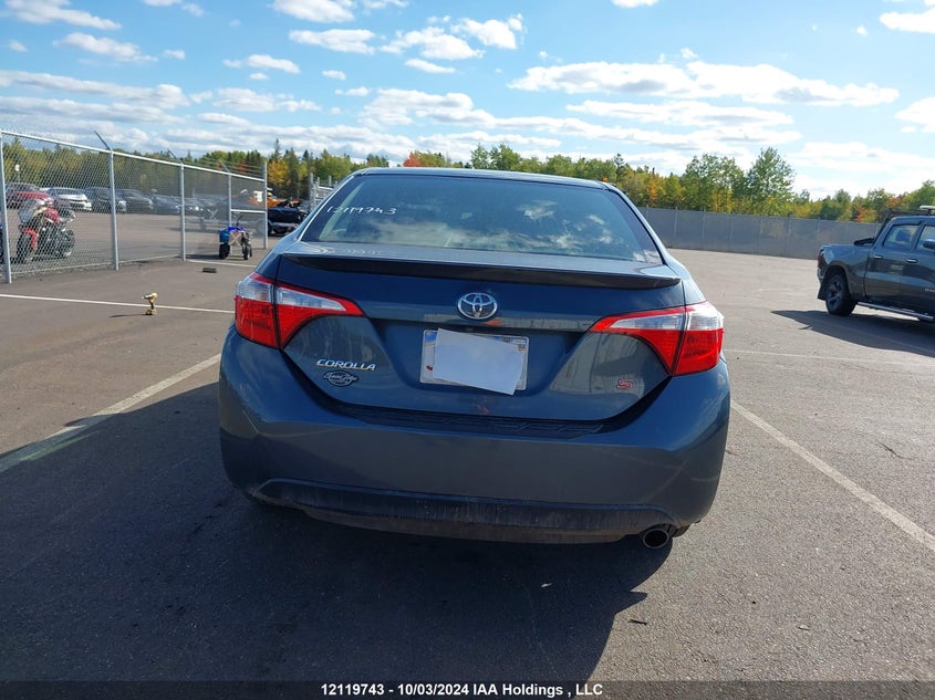 2016 Toyota Corolla S VIN: 2T1BURHE9GC654822 Lot: 12119743