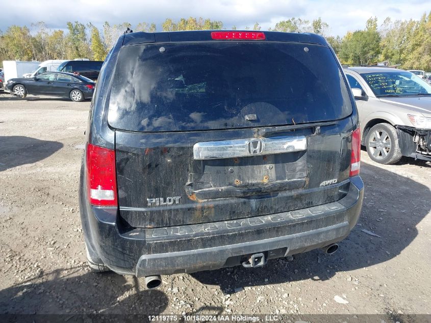 2010 Honda Pilot VIN: 5FNYF4H58AB504050 Lot: 12119775