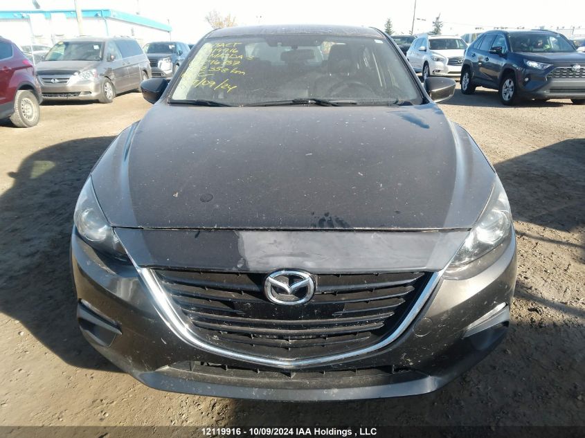2016 Mazda 3 Touring VIN: 3MZBM1V78GM296737 Lot: 12119916
