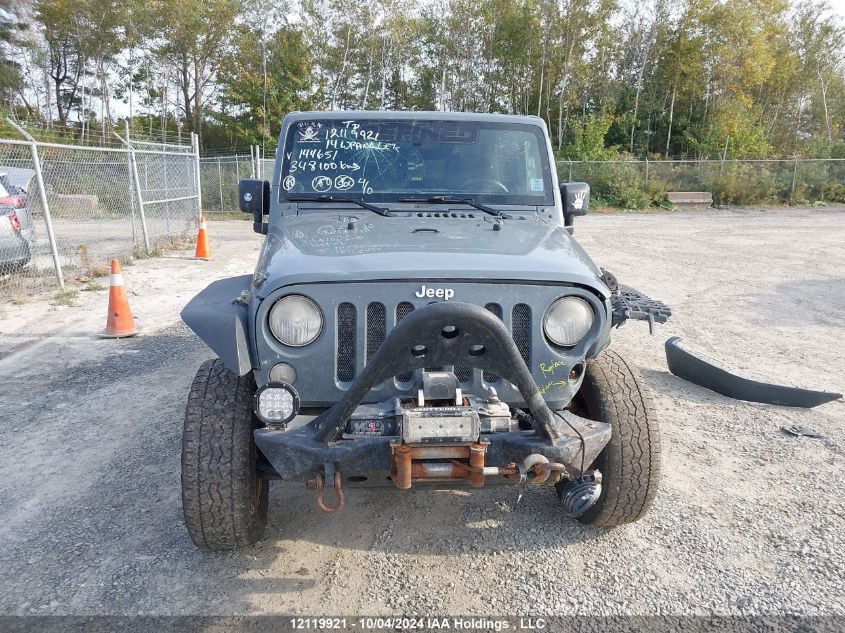 2014 Jeep Wrangler Sport VIN: 1C4AJWAG5EL144651 Lot: 12119921