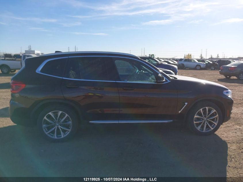 2019 BMW X3 VIN: 5UXTR9C58KLP90260 Lot: 12119925