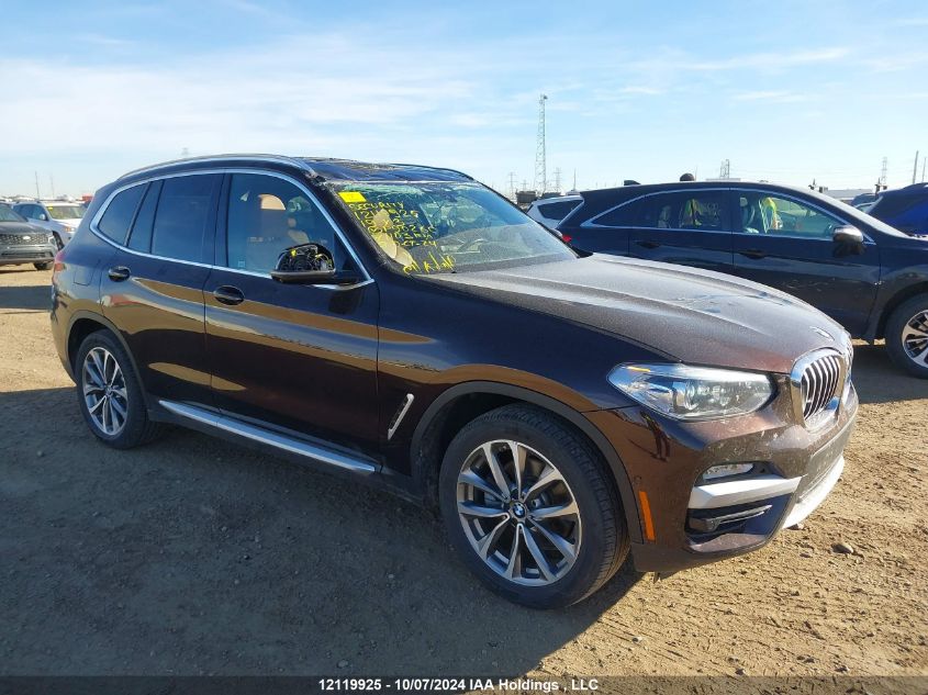 2019 BMW X3 VIN: 5UXTR9C58KLP90260 Lot: 12119925