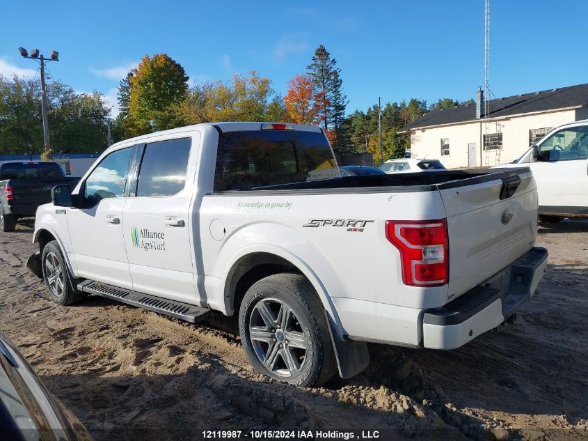 2020 Ford F150 Supercrew VIN: 1FTEW1EP0LKF30252 Lot: 12119987