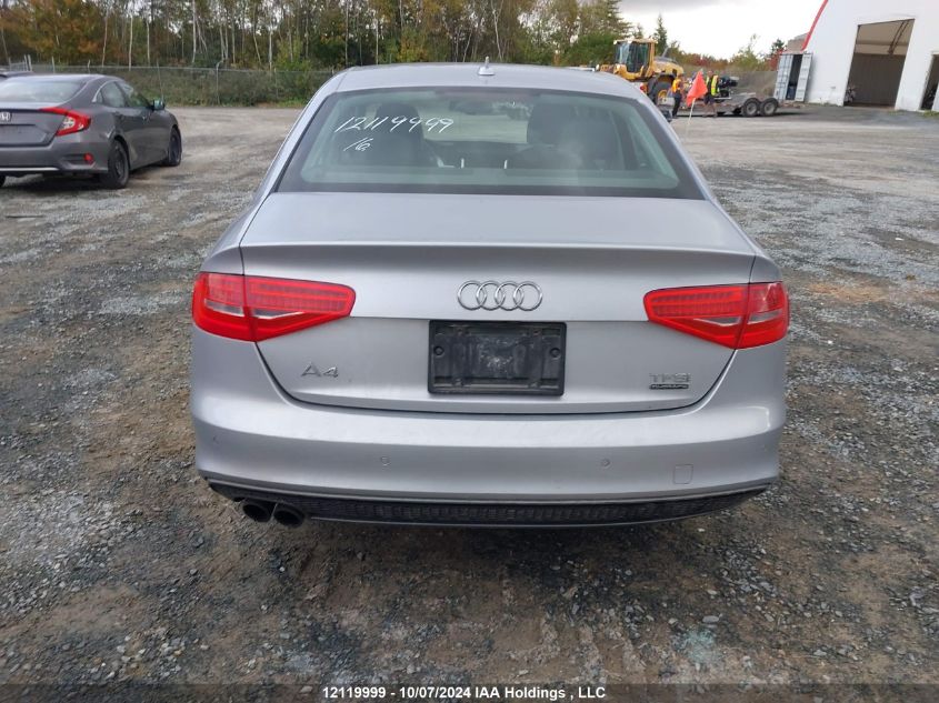 2016 Audi A4 VIN: WAUFFCFL5GN016569 Lot: 12119999