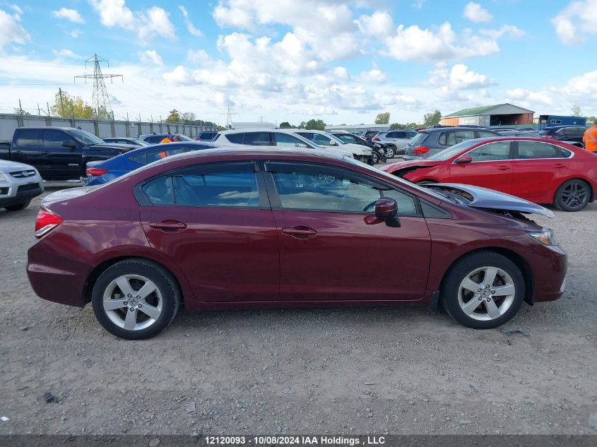 2014 Honda Civic Sedan VIN: 2HGFB2F44EH007001 Lot: 12120093