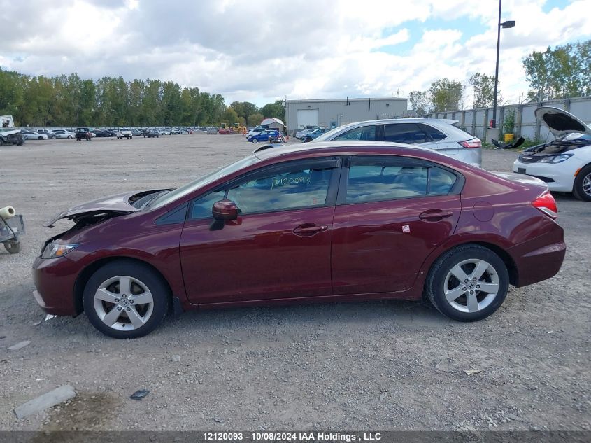 2014 Honda Civic Sedan VIN: 2HGFB2F44EH007001 Lot: 12120093