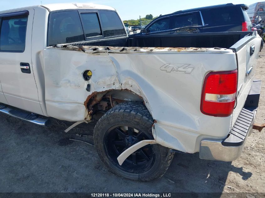 2008 Ford F150 Supercrew VIN: 1FTPW14VX8KF07433 Lot: 12120118