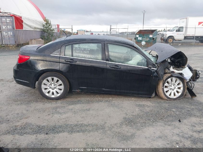 2011 Chrysler 200 Lx VIN: 1C3BC4FB9BN602728 Lot: 12120132