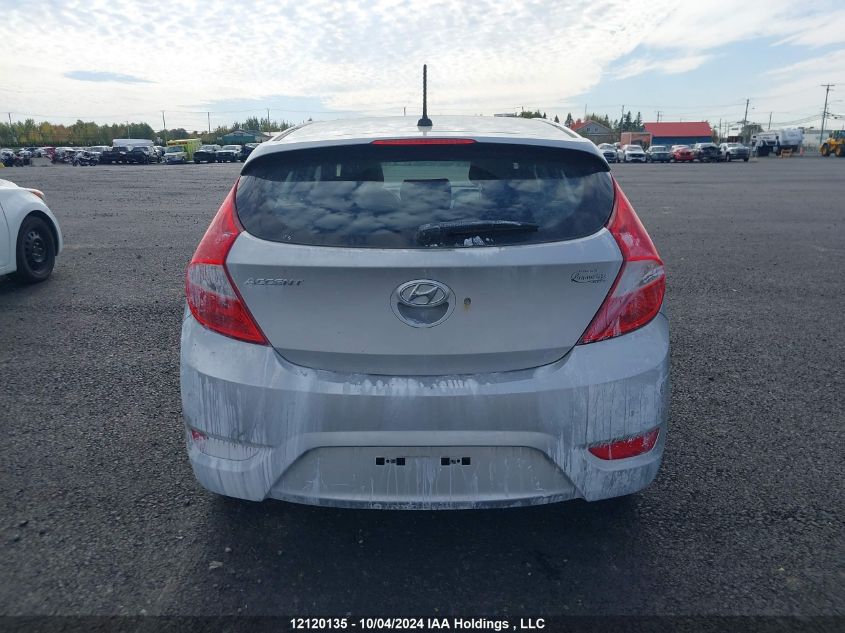 2014 Hyundai Accent Gls/Gs VIN: KMHCT5AE4EU191199 Lot: 12120135