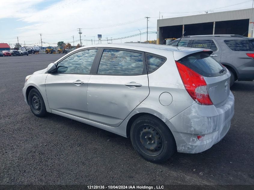 2014 Hyundai Accent Gls/Gs VIN: KMHCT5AE4EU191199 Lot: 12120135