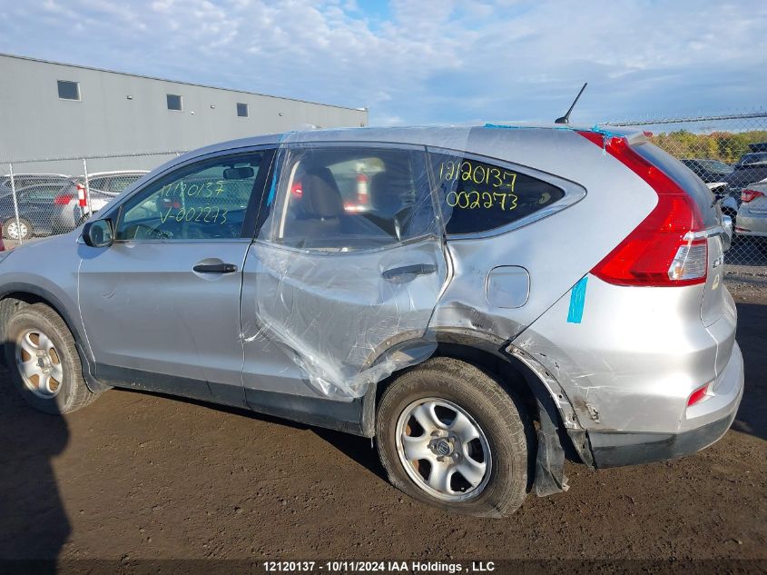 2015 Honda Cr-V VIN: 2HKRM3H30FH002273 Lot: 12120137