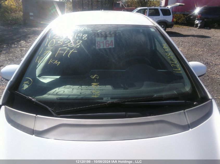 2017 Honda Fit VIN: 3HGGK5H6XHM103368 Lot: 12120198