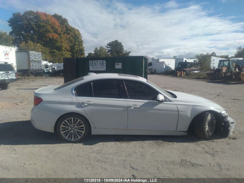 2014 BMW 328I xDrive VIN: WBA3B3G53ENR83385 Lot: 12120218