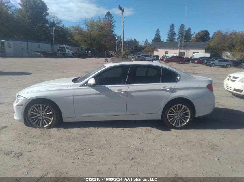 2014 BMW 328I xDrive VIN: WBA3B3G53ENR83385 Lot: 12120218