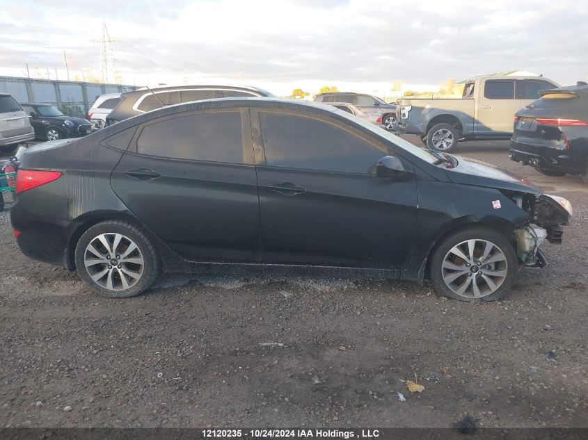 2017 Hyundai Accent Se VIN: KMHCT4AE6HU330134 Lot: 12120235