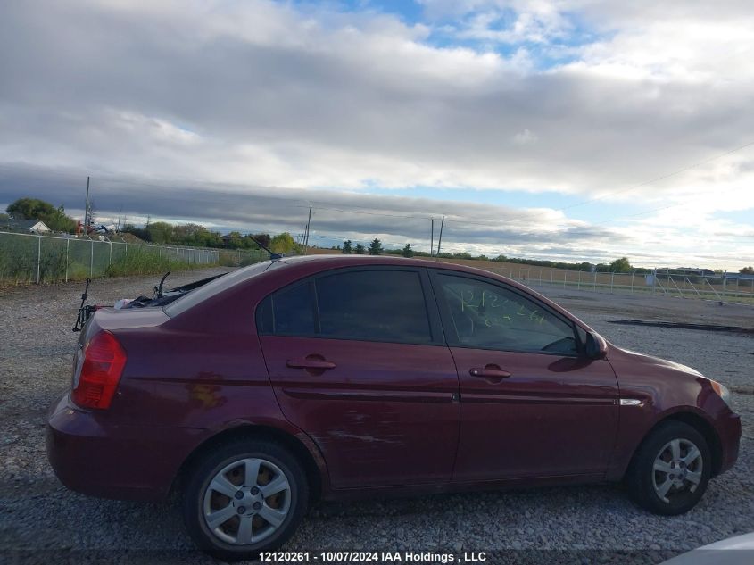 2007 Hyundai Accent VIN: KMHCN45C97U158361 Lot: 12120261