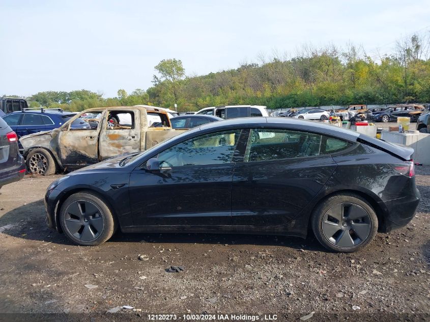 2022 Tesla Model 3 VIN: 5YJ3E1EA4NF258052 Lot: 12120273