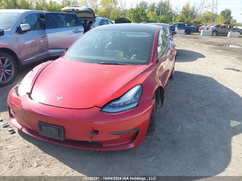 5YJ3E1EA2NF258258 2022 TESLA MODEL 3 - Image 2