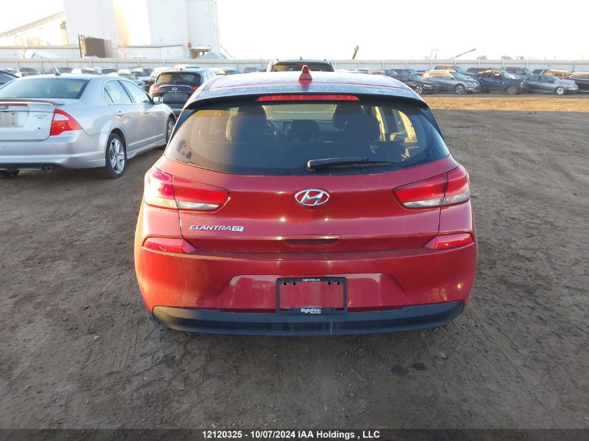 2019 Hyundai Elantra Gt VIN: KMHH35LE7KU111814 Lot: 12120325