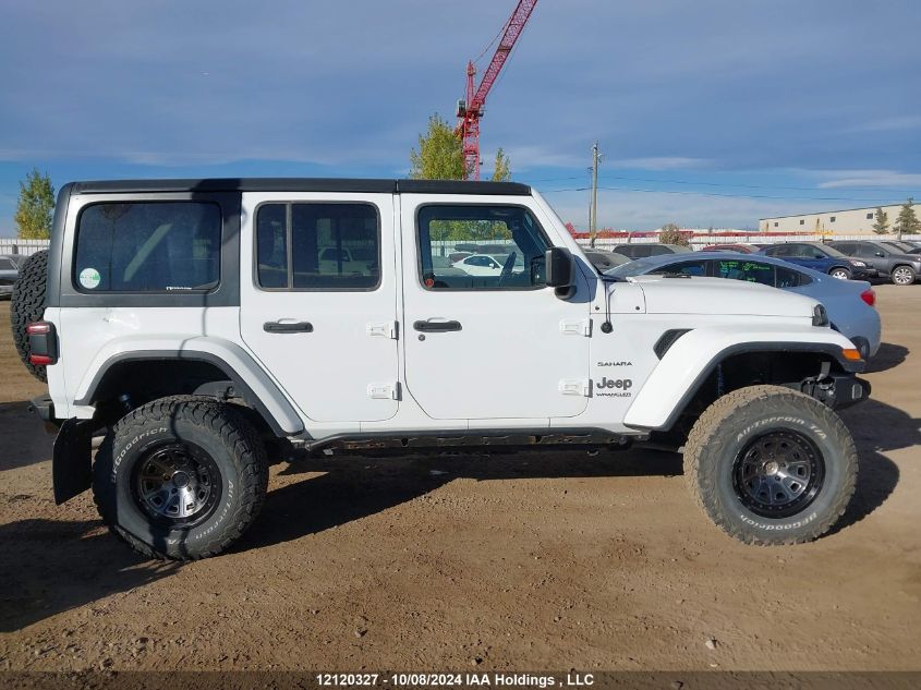 2018 Jeep Wrangler Unlimited Sahara VIN: 1C4HJXEG8JW101980 Lot: 12120327