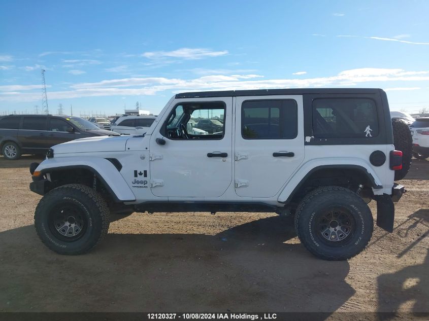 2018 Jeep Wrangler Unlimited Sahara VIN: 1C4HJXEG8JW101980 Lot: 12120327